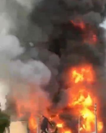 救援現(xiàn)場。